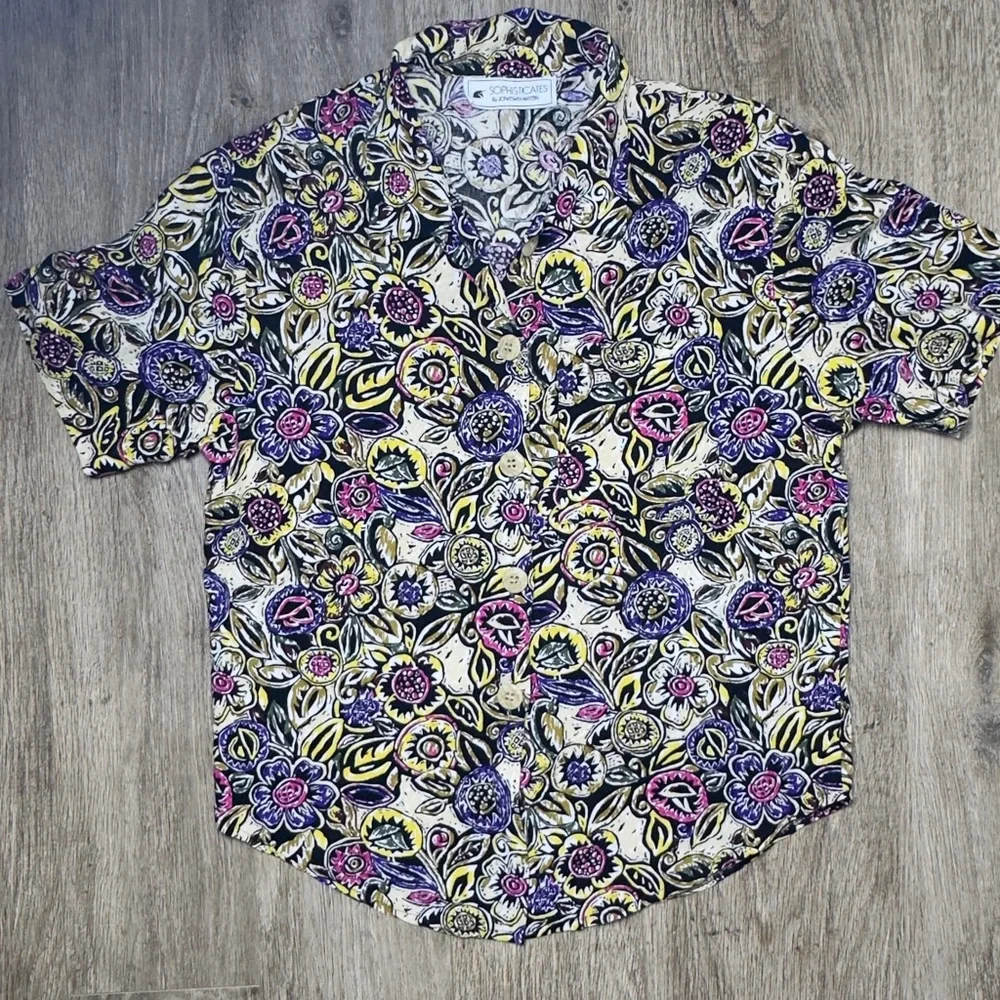 Goodfellow & Co Multicolor Floral Men's Shirt - Picture 1 of 3